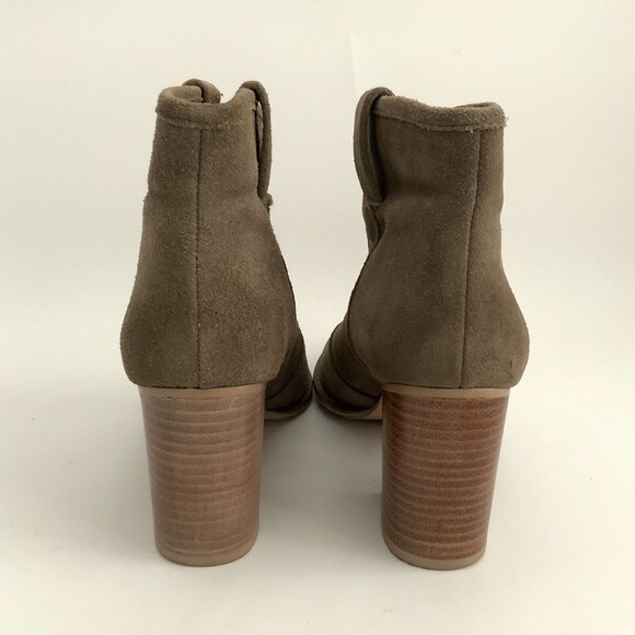 Splendid Bootie Women Size 6.5M Taupe Chelsea Block Heel - Picture 7 of 11